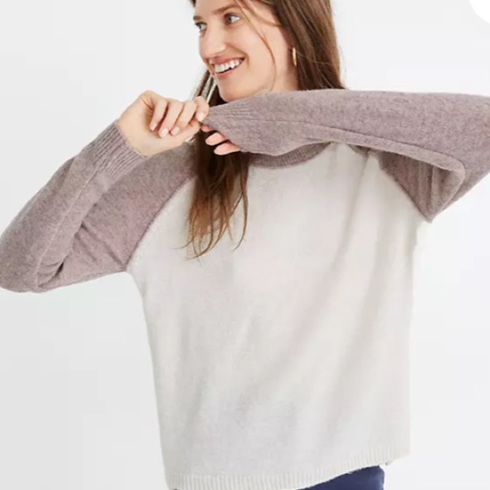 Madewell Allister Pullover Sweater in Coziest Yarn - Picture 2 of 5